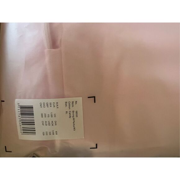 Rains String Women’s Parka W3 Candy Rain Jacket NWT Pink Size XL - Picture 4 of 6